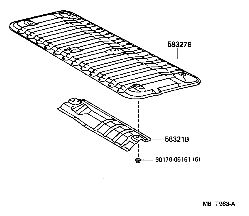  MR2 |  FLOOR INSULATOR