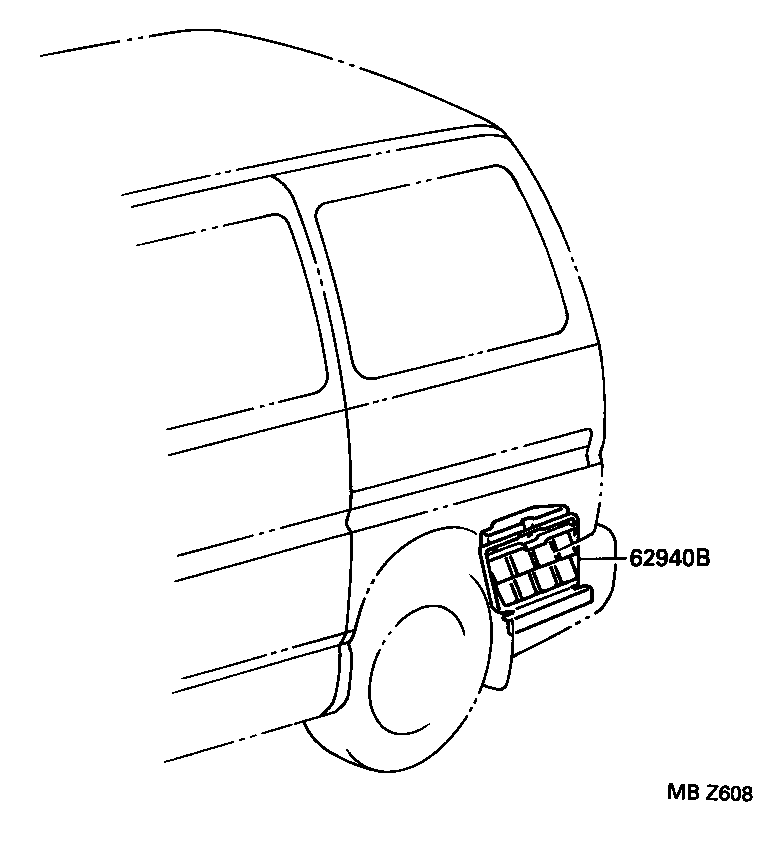  HIACE HIACE S B V |  REAR VENTILATOR ROOF VENTILATOR