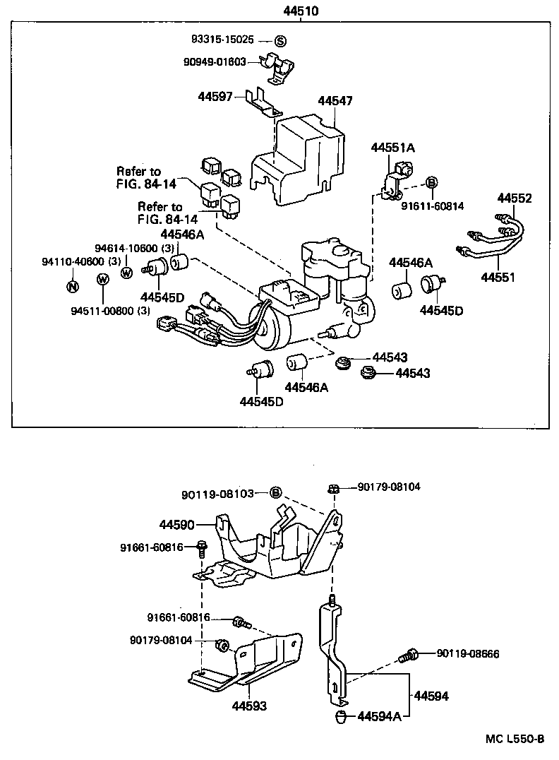  MR2 |  BRAKE TUBE CLAMP