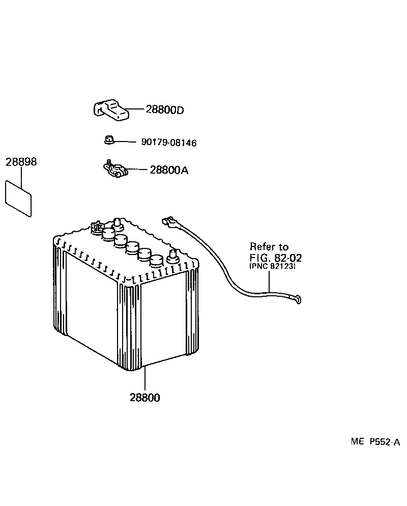  MR2 |  BATTERY BATTERY CABLE