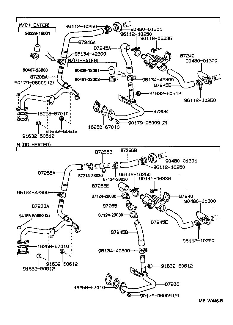  LAND CRUISER 70 |  HEATING AIR CONDITIONING WATER PIPING