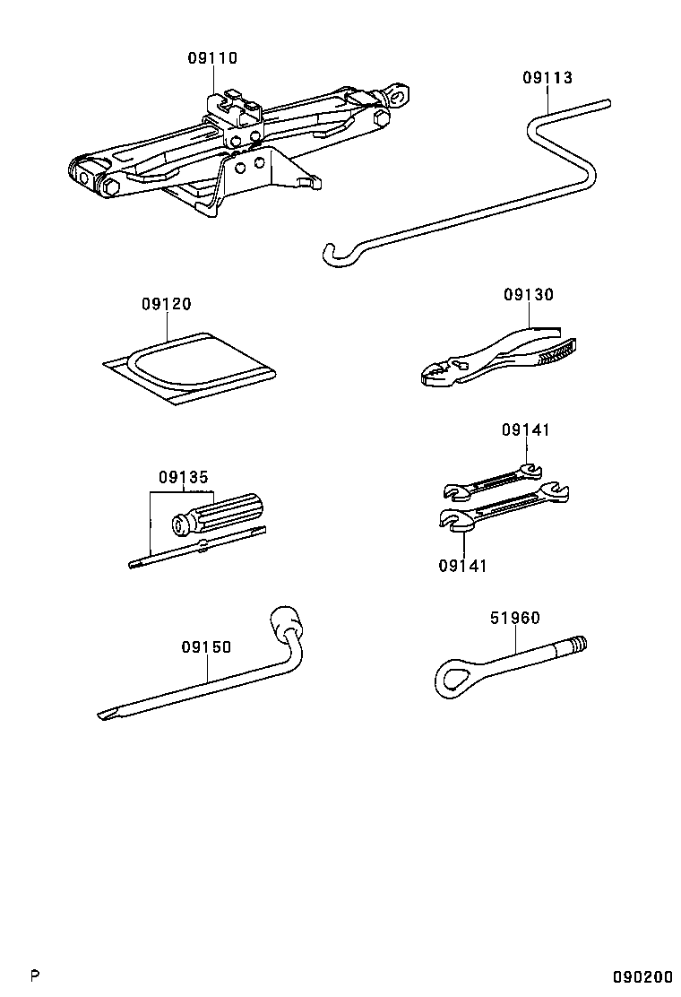  RX300 330 350 |  STANDARD TOOL