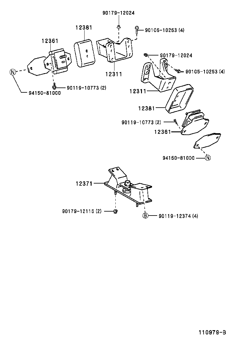  LAND CRUISER 100 |  MOUNTING