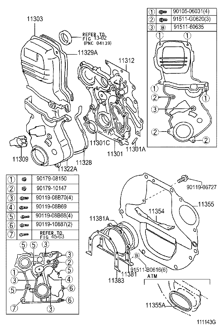  IS200 300 |  TIMING GEAR COVER REAR END PLATE