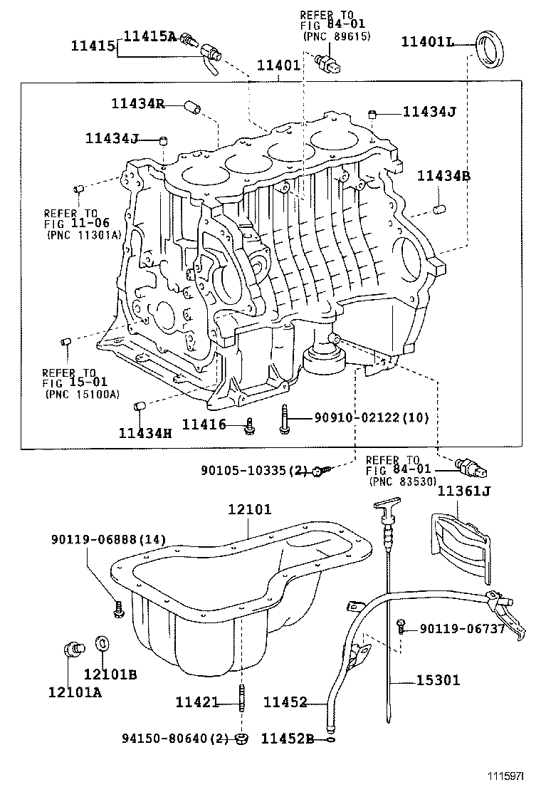  MR2 |  CYLINDER BLOCK