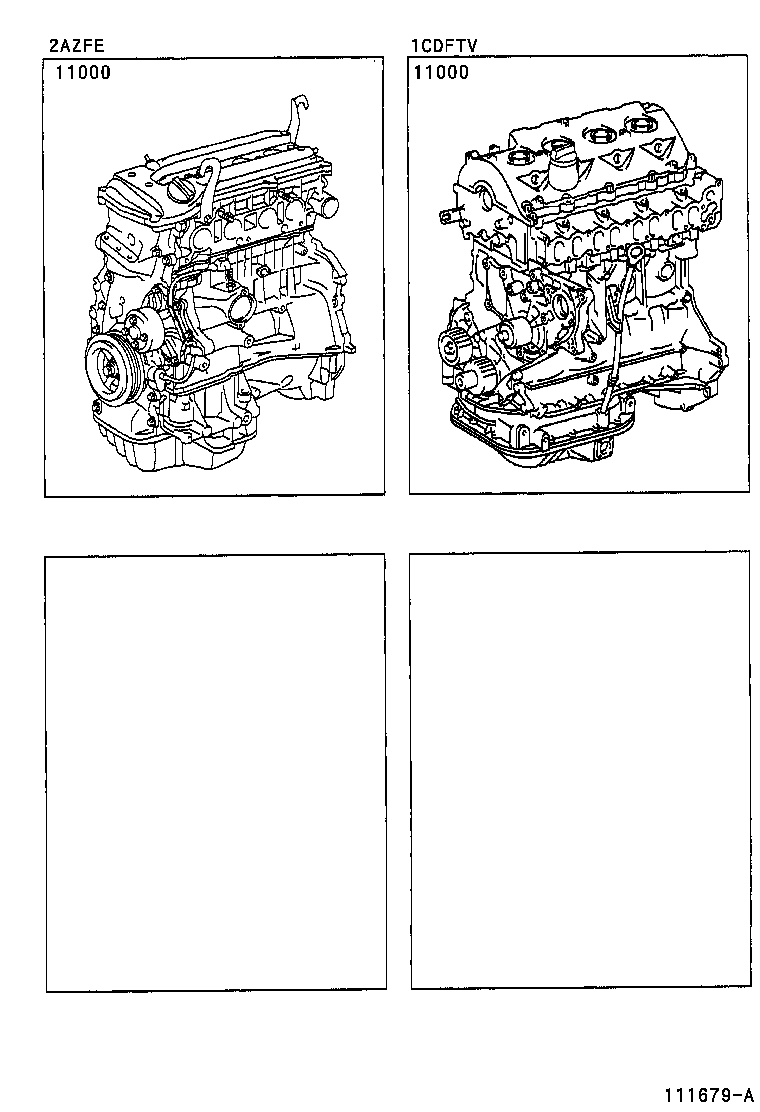  PREVIA TARAGO |  PARTIAL ENGINE ASSEMBLY