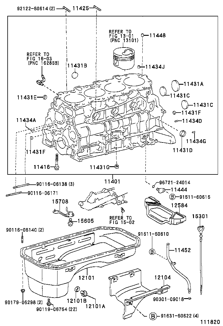  LAND CRUISER 90 |  CYLINDER BLOCK