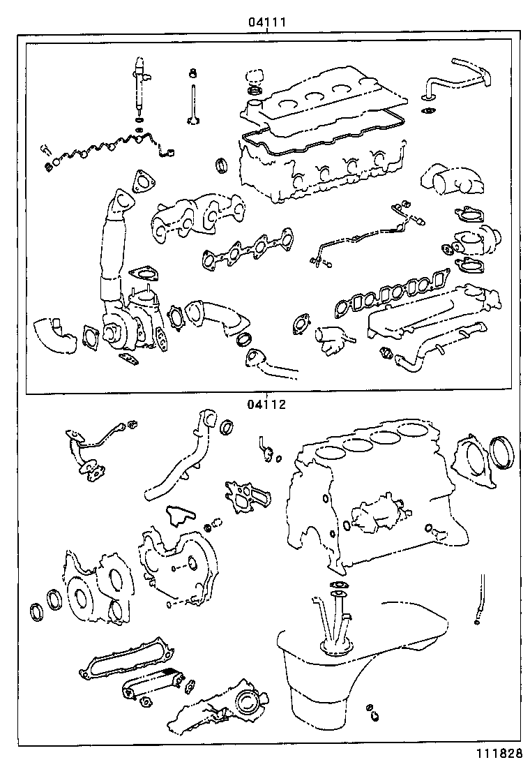  LAND CRUISER 90 |  ENGINE OVERHAUL GASKET KIT