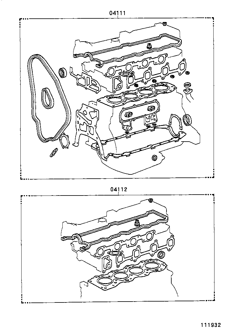  HILUX |  ENGINE OVERHAUL GASKET KIT