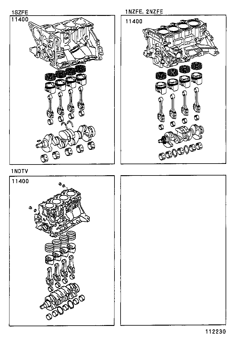  YARIS JPP |  SHORT BLOCK ASSEMBLY