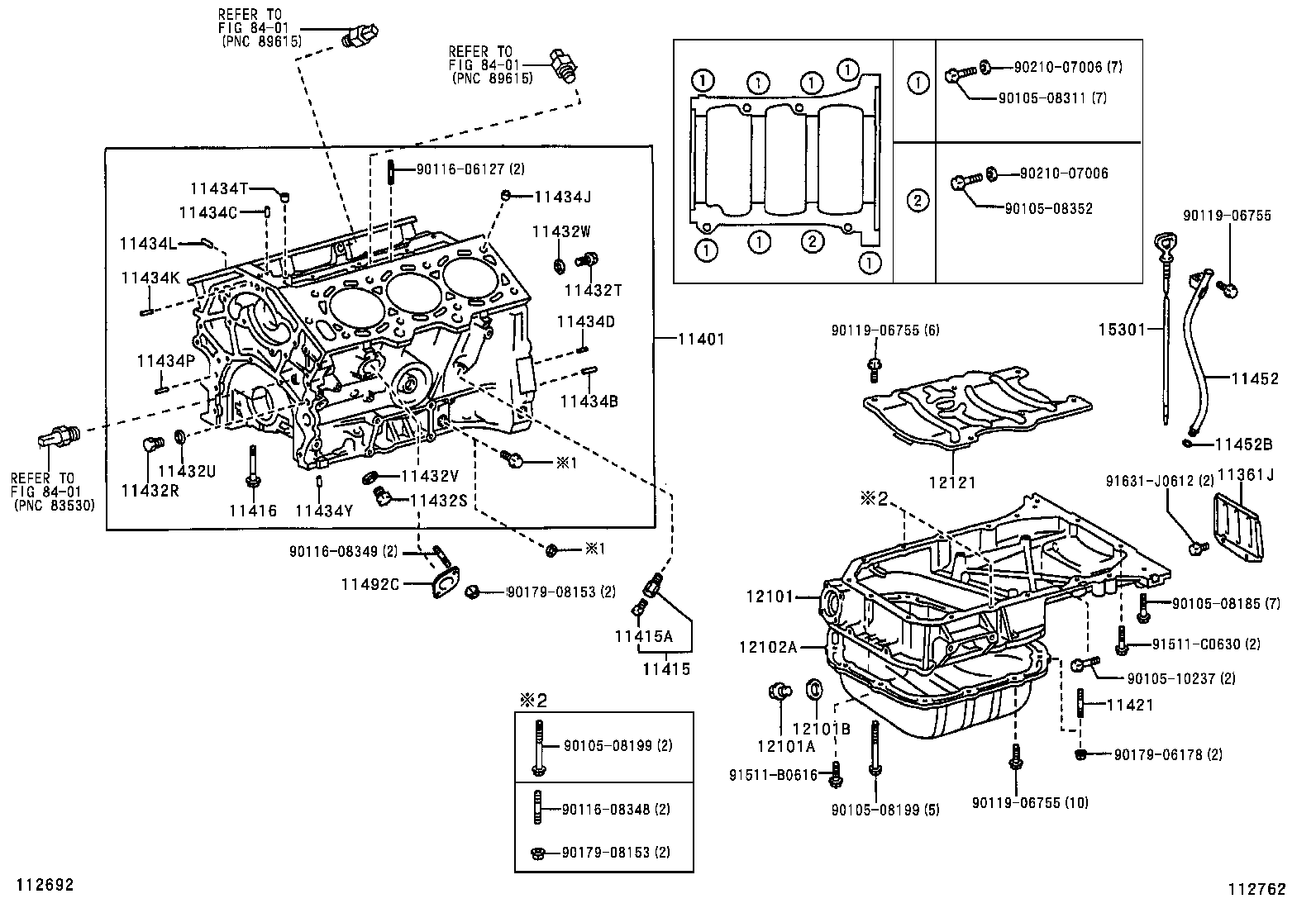  RX300 330 350 |  CYLINDER BLOCK