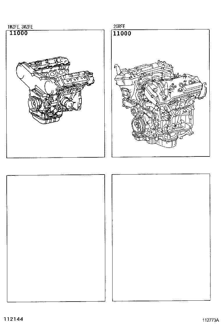  RX300 330 350 |  PARTIAL ENGINE ASSEMBLY