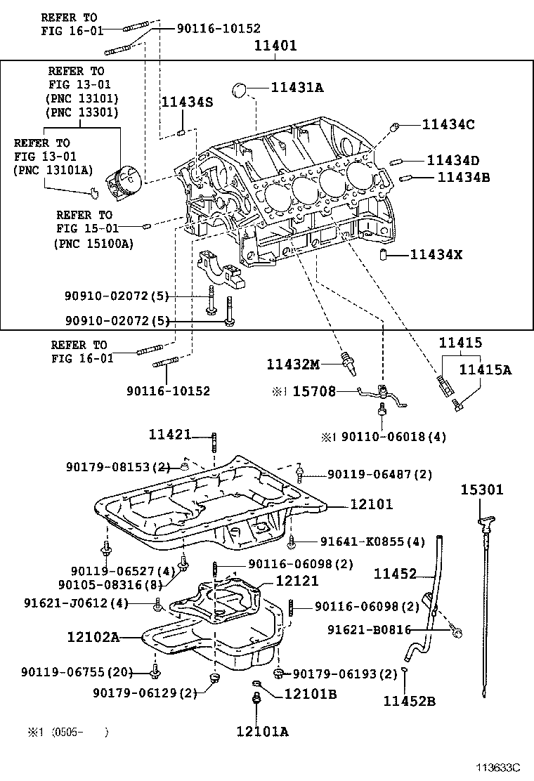  LAND CRUISER 100 |  CYLINDER BLOCK