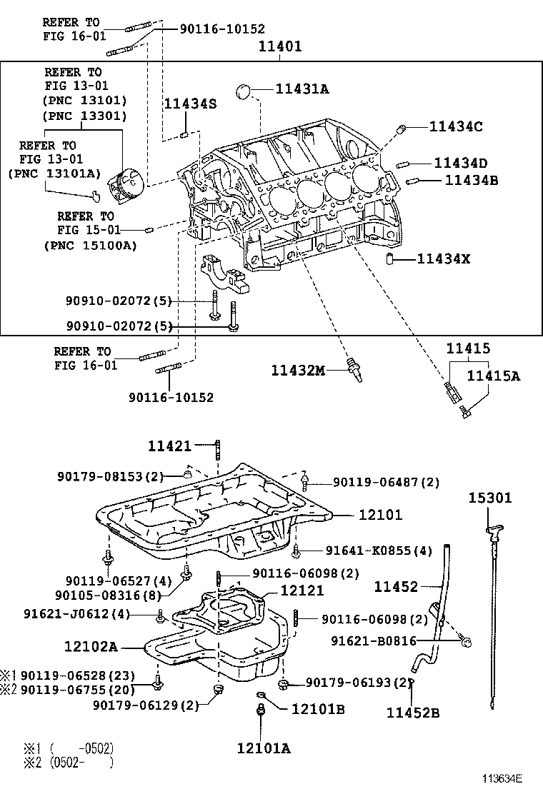  LAND CRUISER 100 |  CYLINDER BLOCK