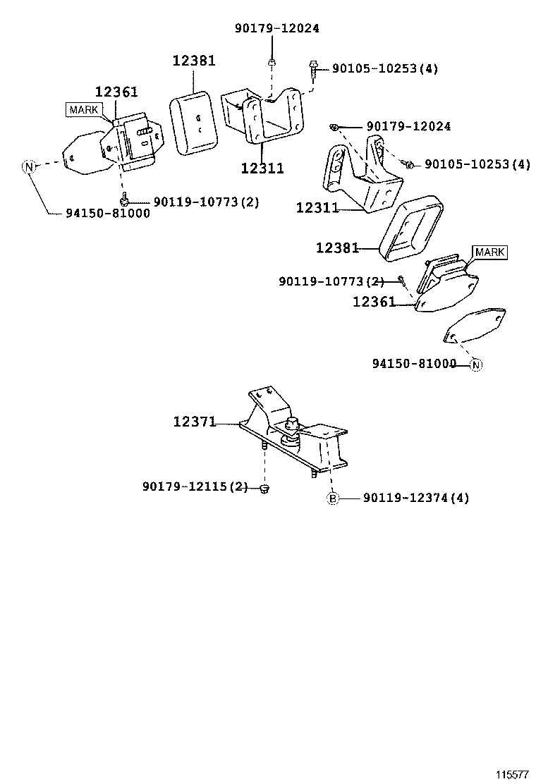  LAND CRUISER 100 |  MOUNTING