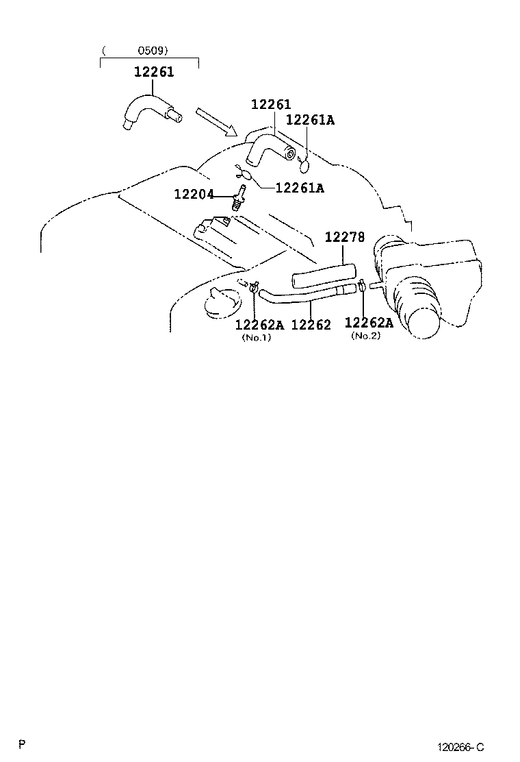  RX300 330 350 |  VENTILATION HOSE