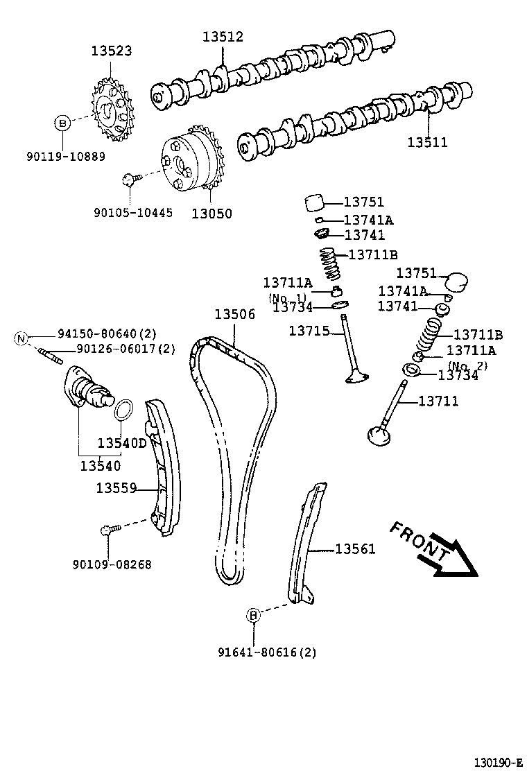  COROLLA HB JPP |  CAMSHAFT VALVE