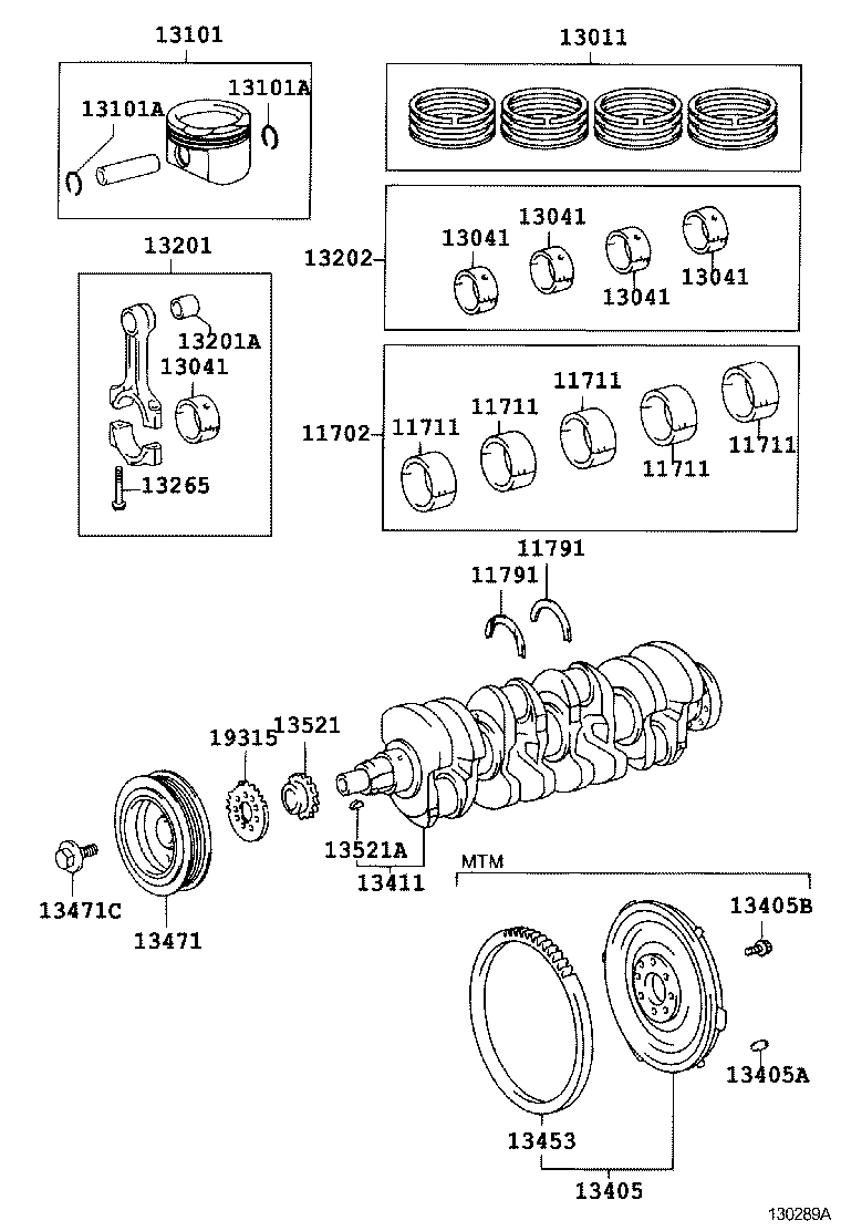  CELICA |  CRANKSHAFT PISTON