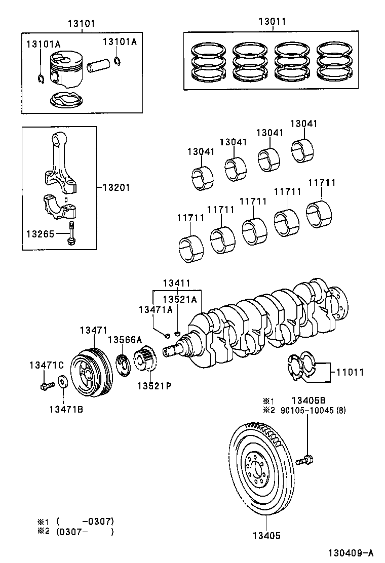  RAV4 |  CRANKSHAFT PISTON