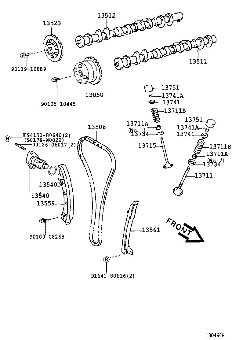  COROLLA HB UKP |  CAMSHAFT VALVE