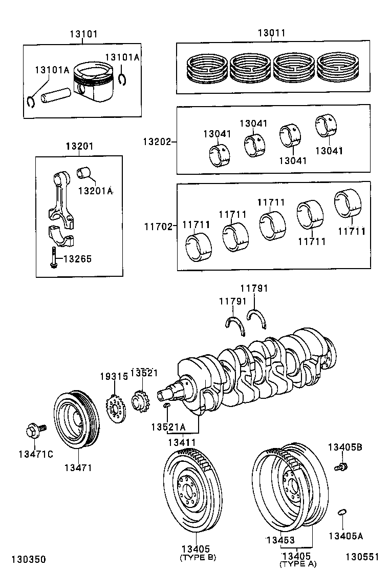  AVENSIS |  CRANKSHAFT PISTON