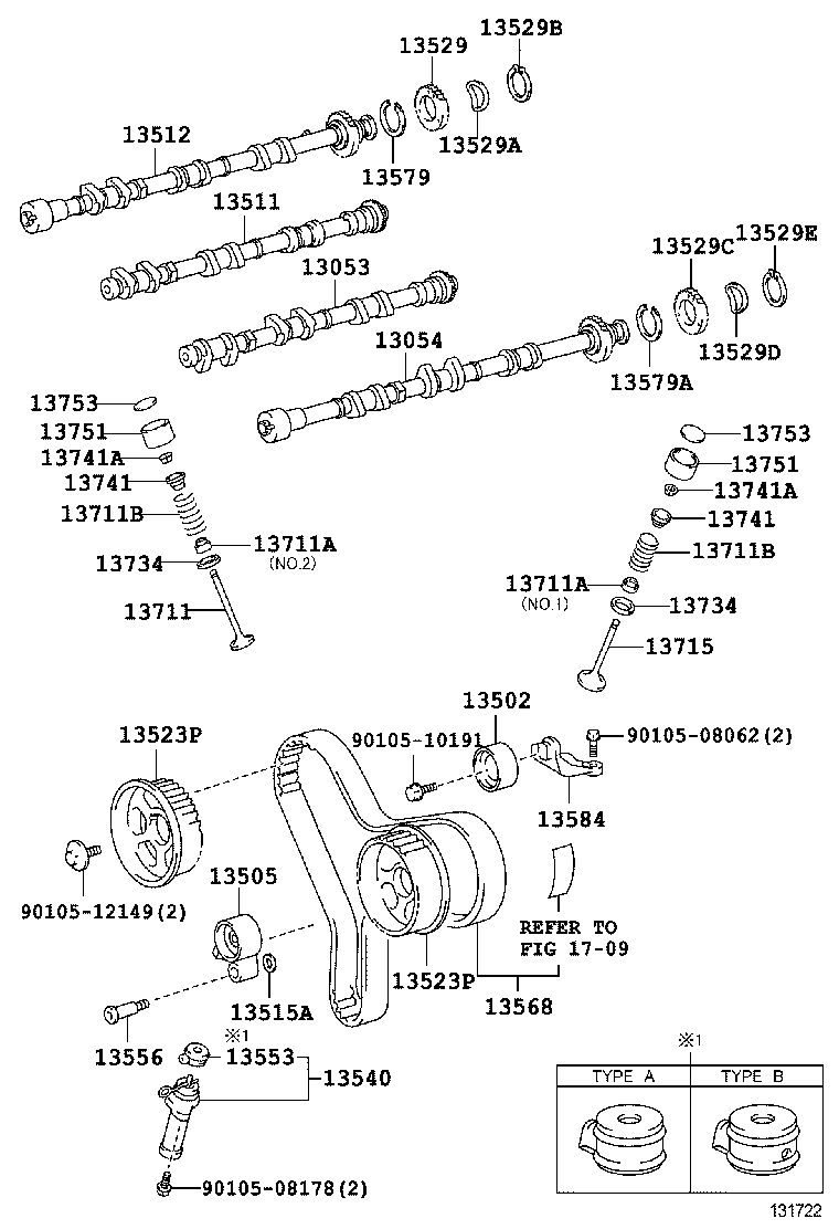  CAMRY |  CAMSHAFT VALVE