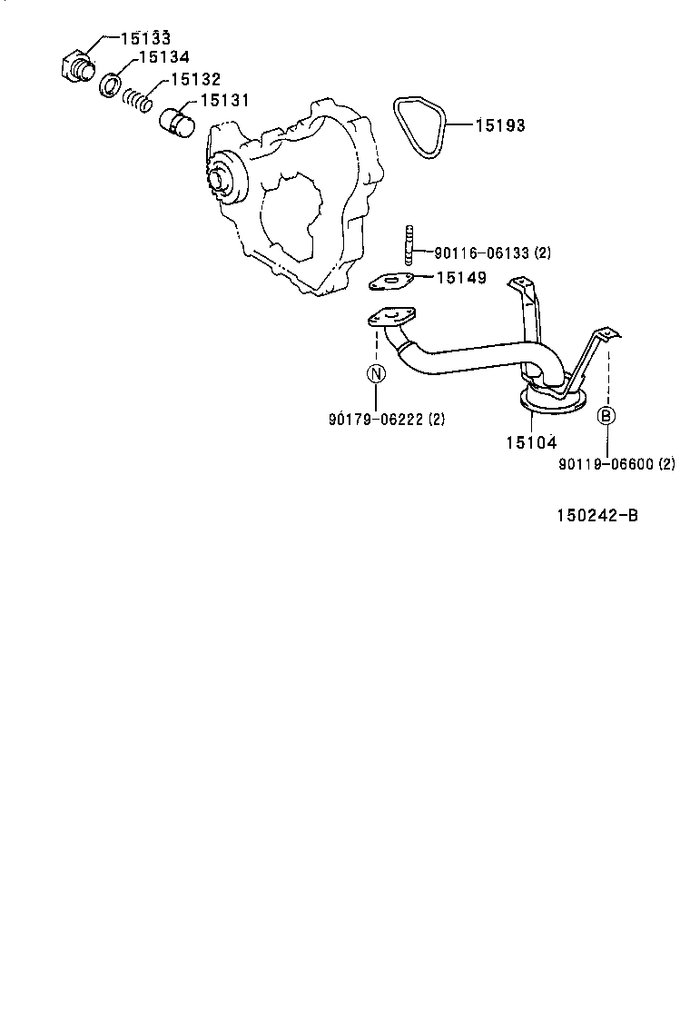  LAND CRUISER 100 |  ENGINE OIL PUMP