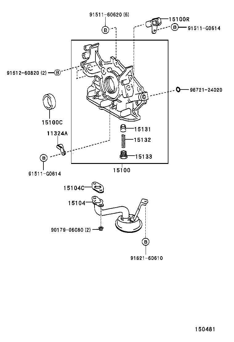  RX300 |  ENGINE OIL PUMP