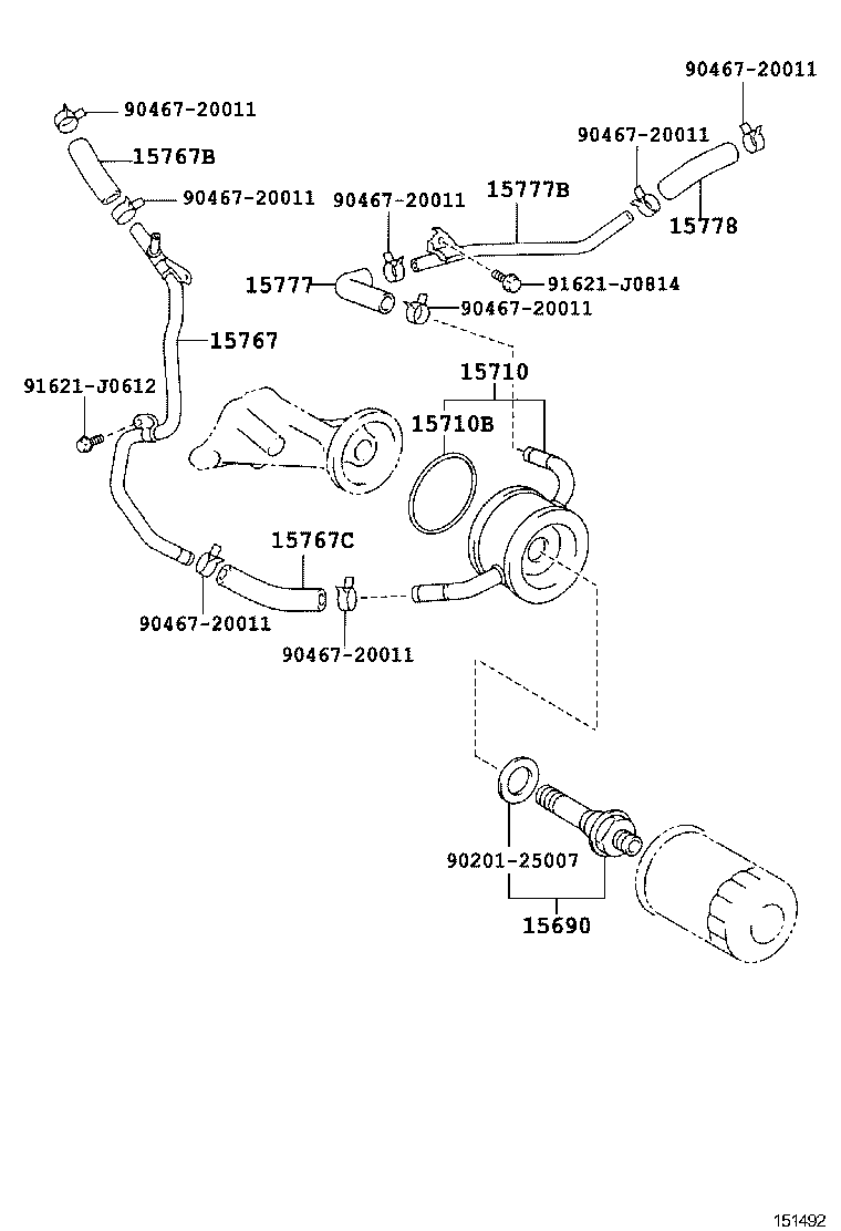  GS300 430 |  ENGINE OIL COOLER