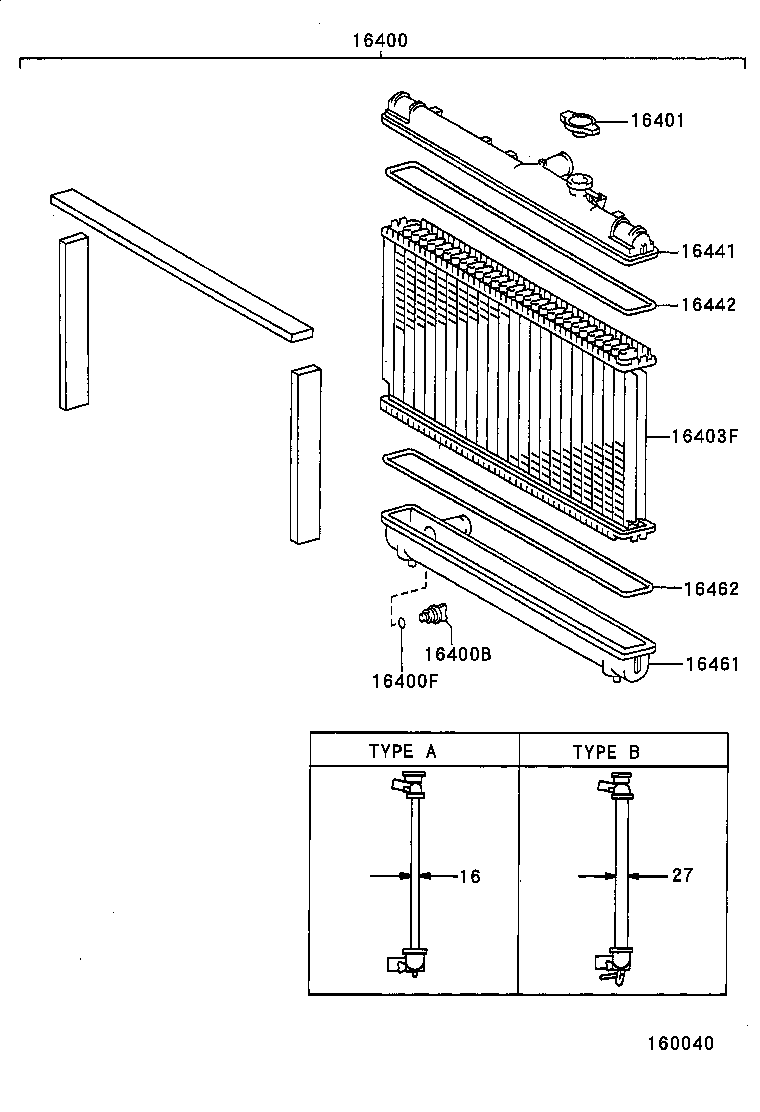  CELICA |  RADIATOR WATER OUTLET