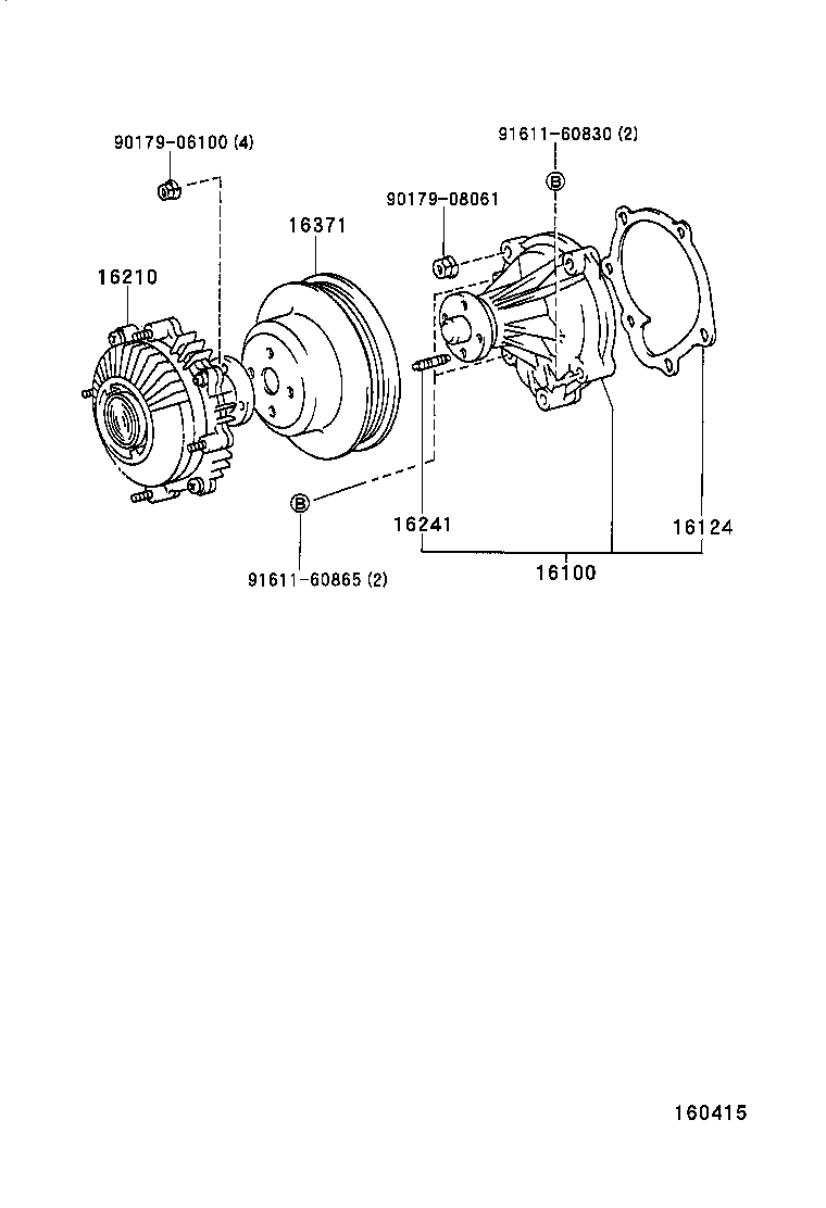  DYNA 150 |  WATER PUMP