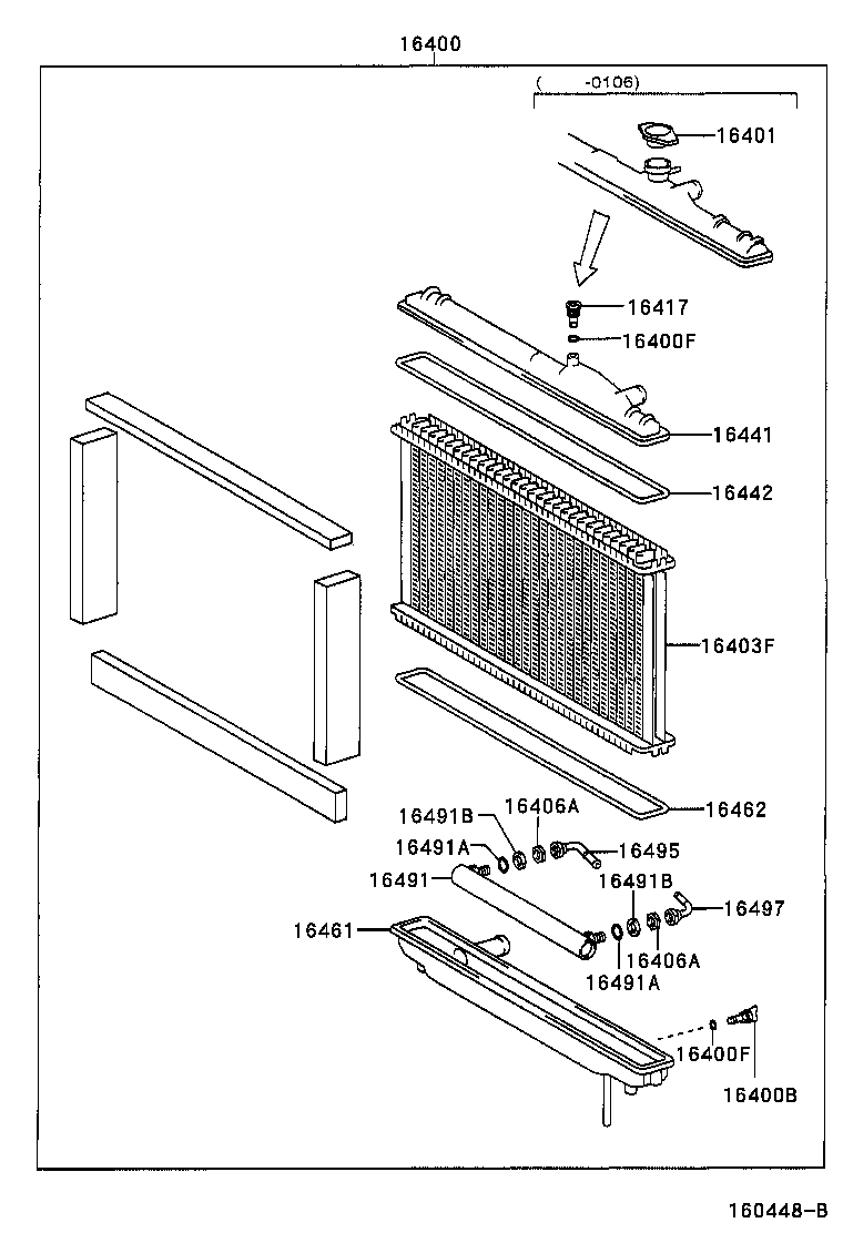  GS300 430 |  RADIATOR WATER OUTLET