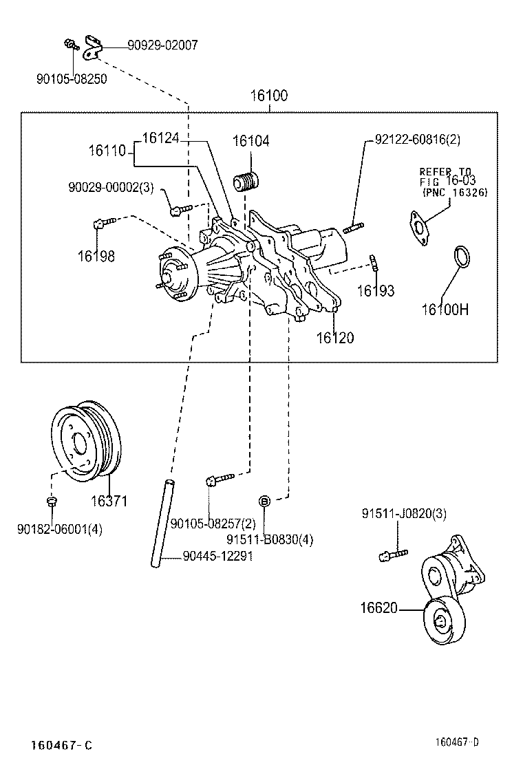  GS300 430 |  WATER PUMP