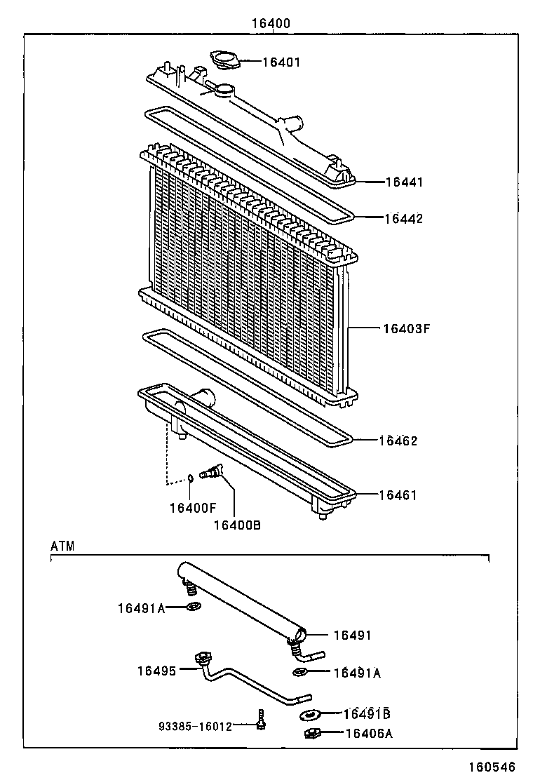  AVENSIS |  RADIATOR WATER OUTLET