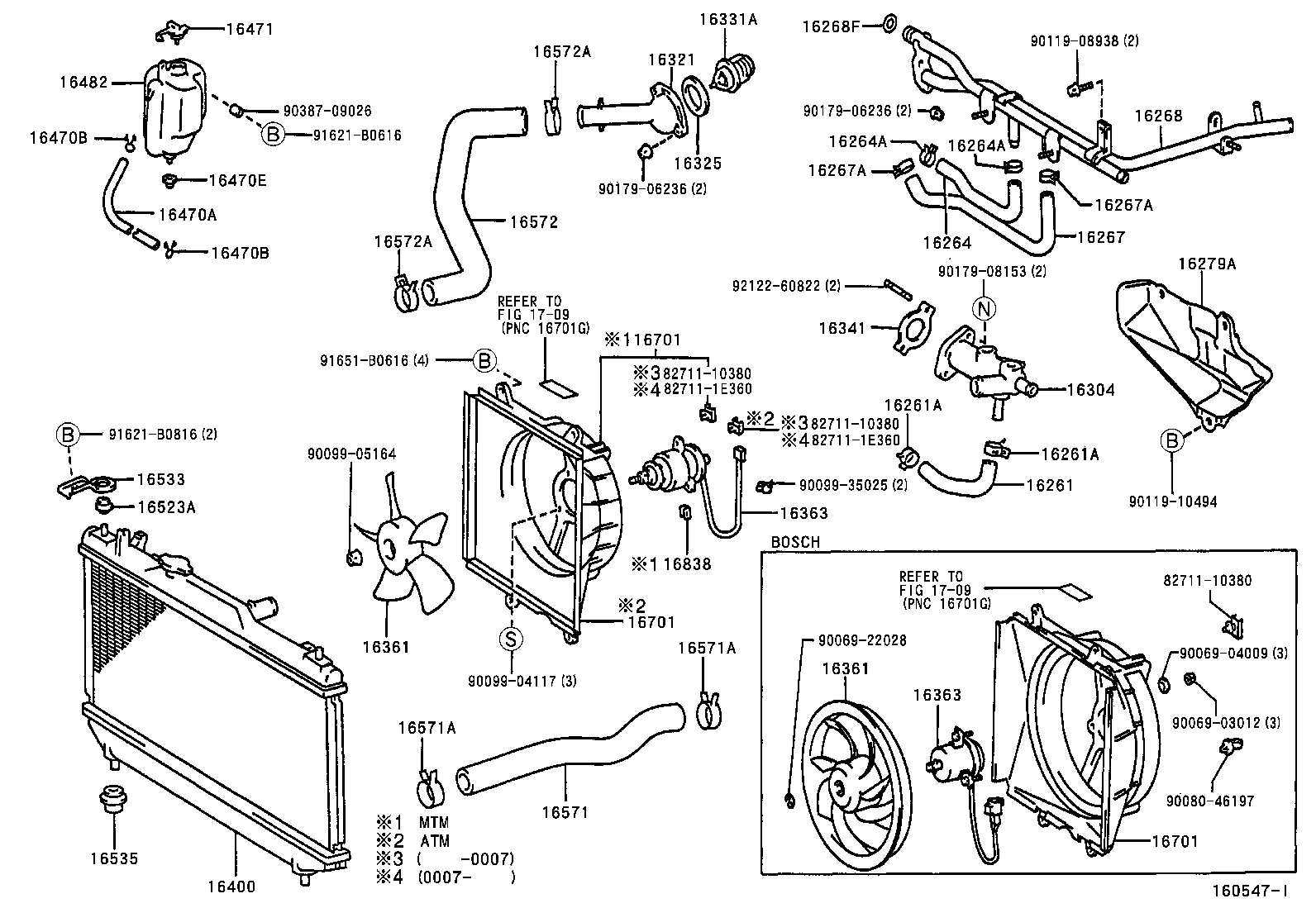  AVENSIS |  RADIATOR WATER OUTLET