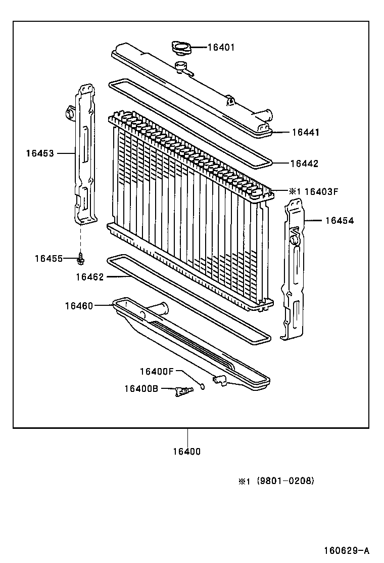  LAND CRUISER 100 |  RADIATOR WATER OUTLET