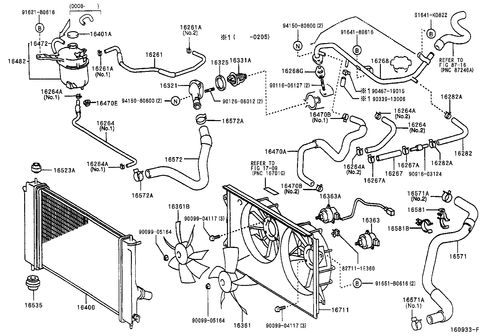  CELICA |  RADIATOR WATER OUTLET