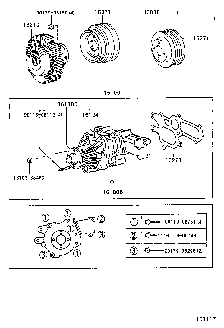  LAND CRUISER 90 |  WATER PUMP