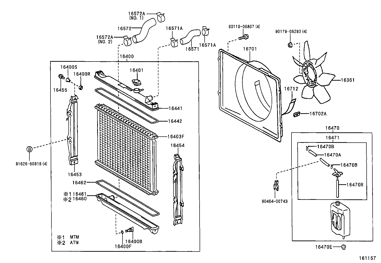  LAND CRUISER 90 |  RADIATOR WATER OUTLET