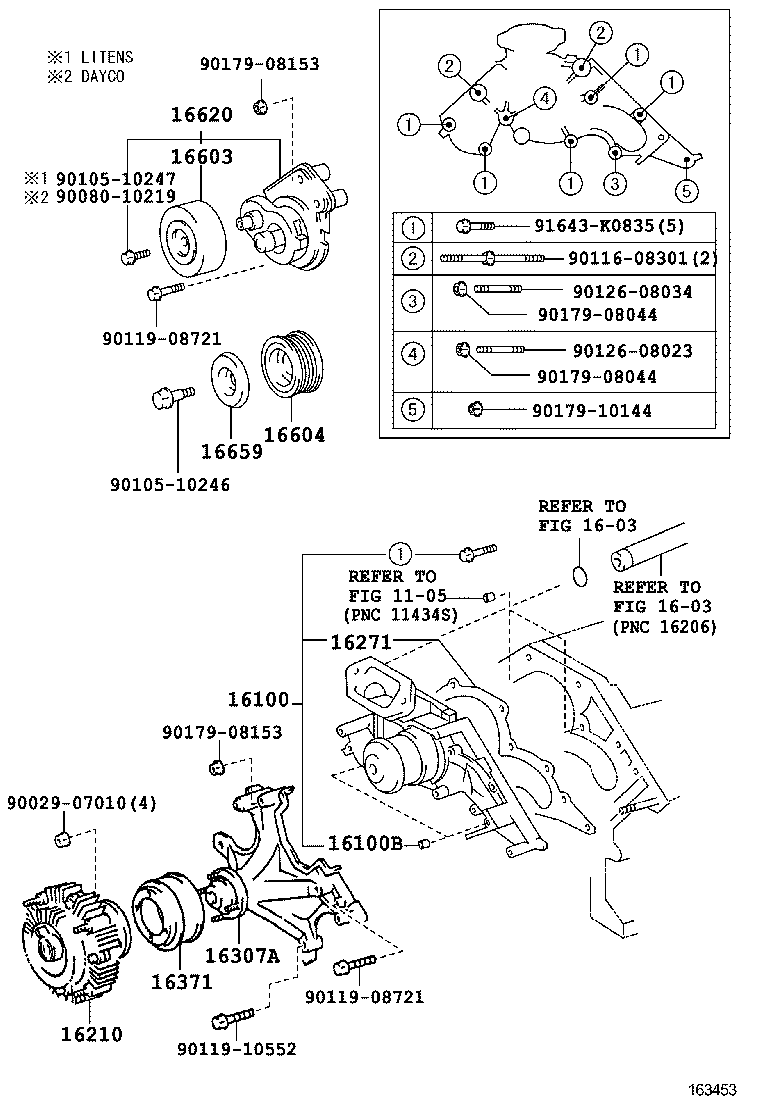  LAND CRUISER 100 |  WATER PUMP