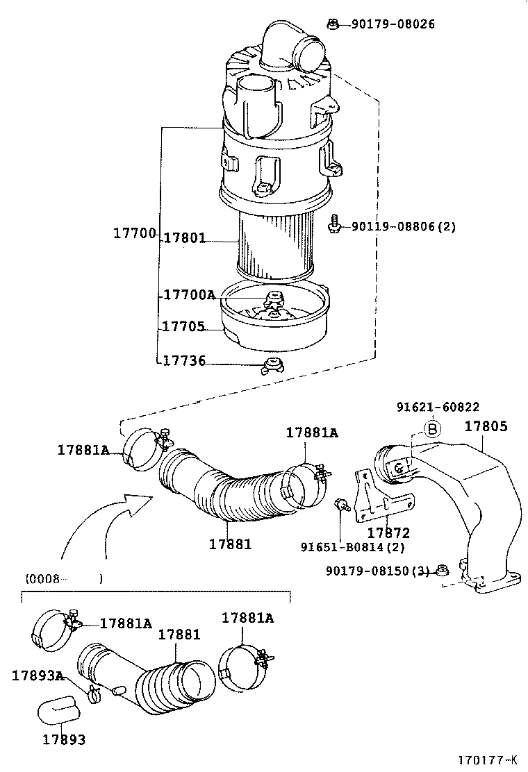  HIACE VAN COMUTER |  AIR CLEANER