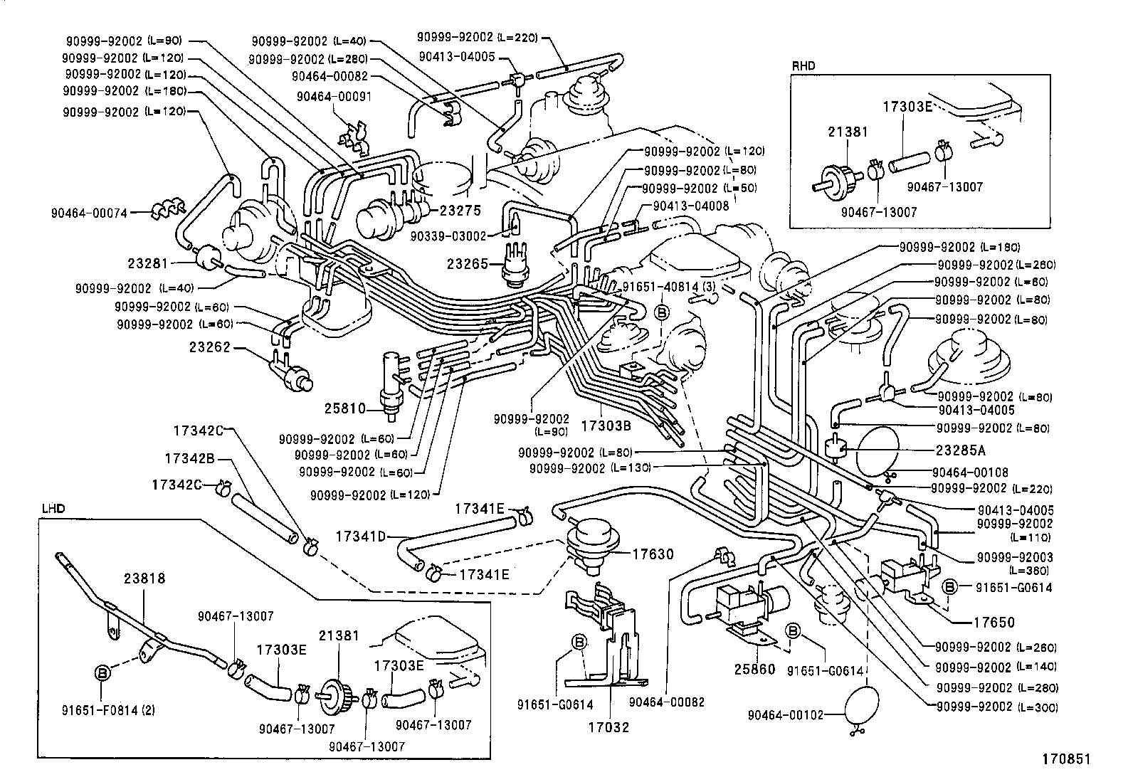 HILUX |  VACUUM PIPING