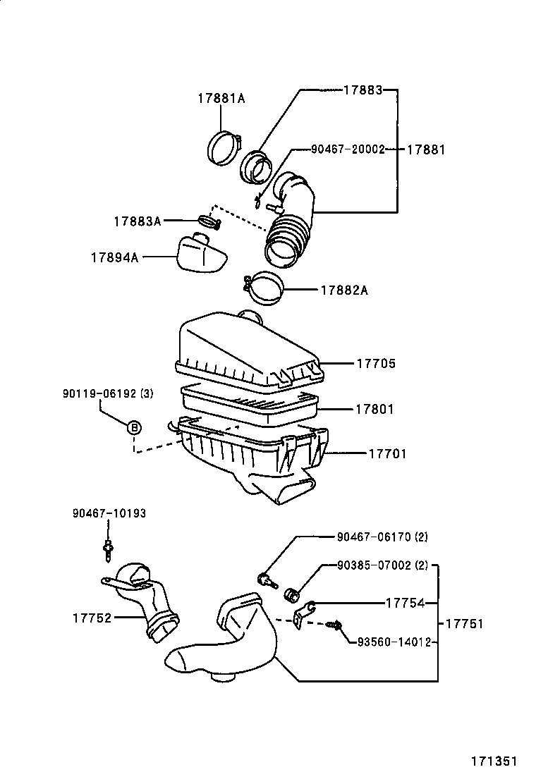  AVENSIS |  AIR CLEANER