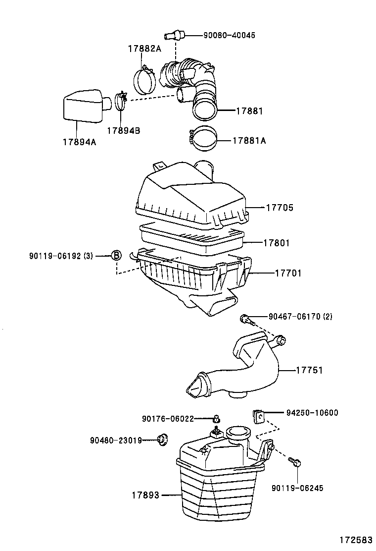  AVENSIS |  AIR CLEANER