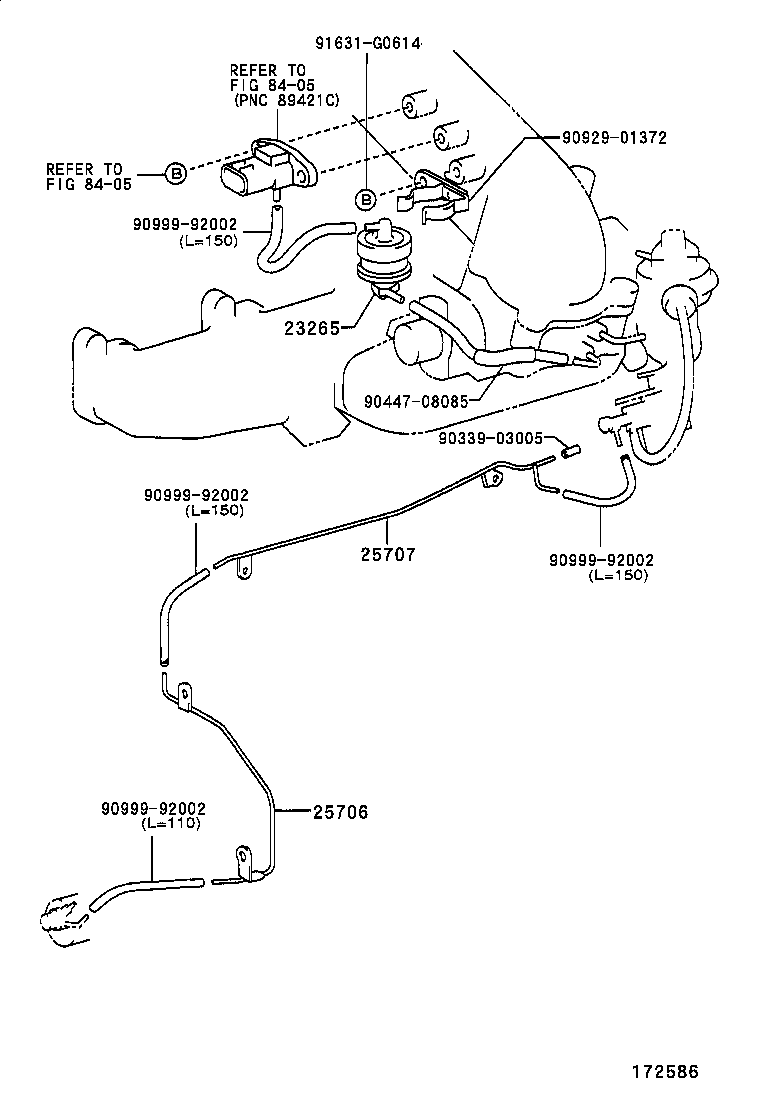  LAND CRUISER 90 |  VACUUM PIPING