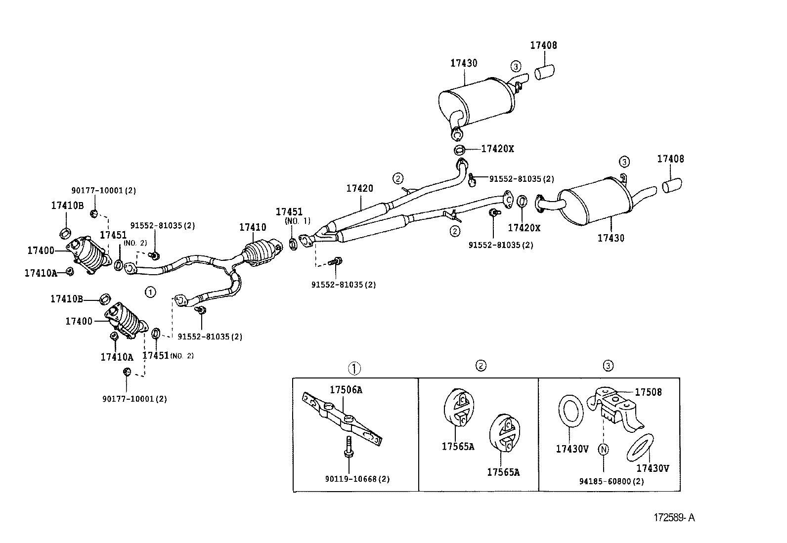  GS300 430 |  EXHAUST PIPE