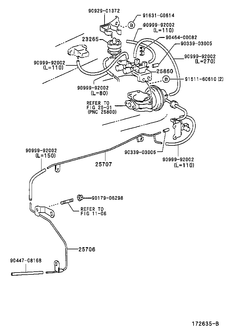  LAND CRUISER 90 |  VACUUM PIPING