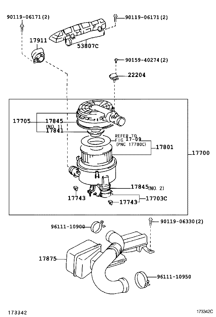  LX470 |  AIR CLEANER