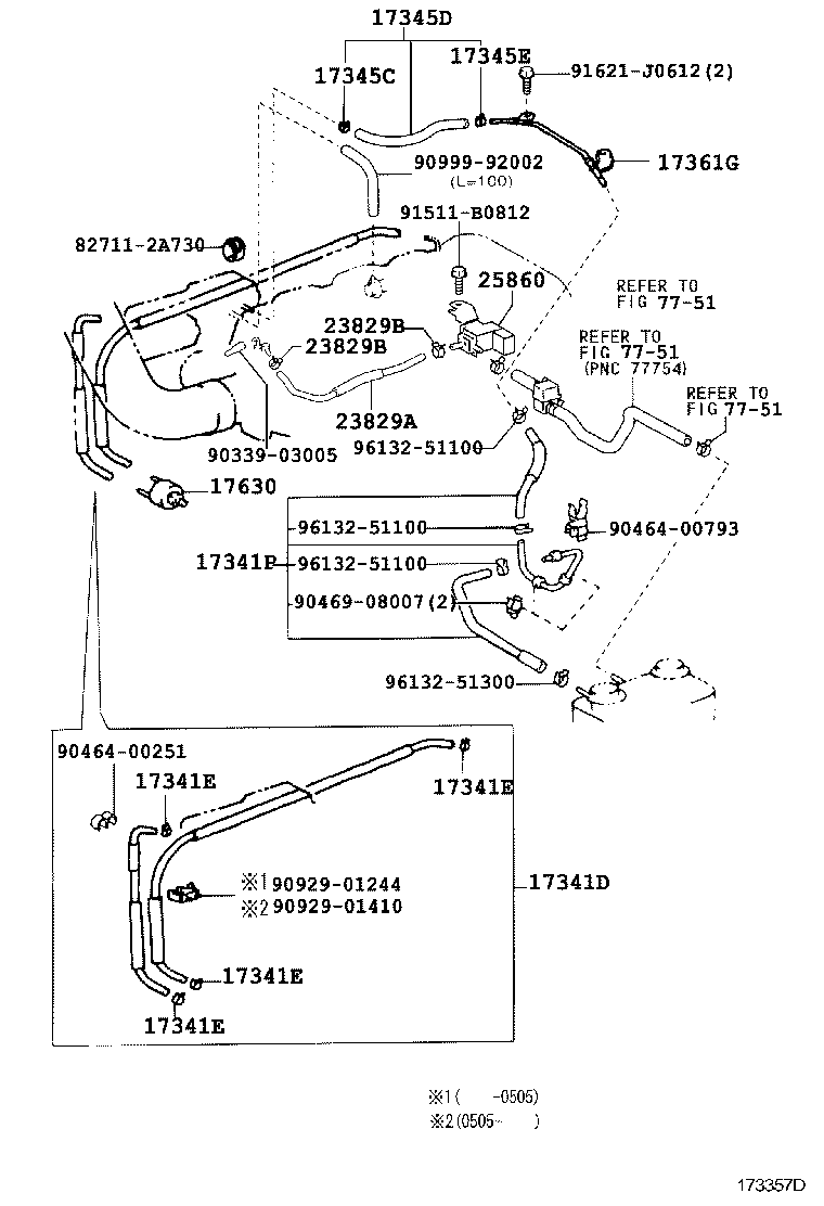  LX470 |  VACUUM PIPING