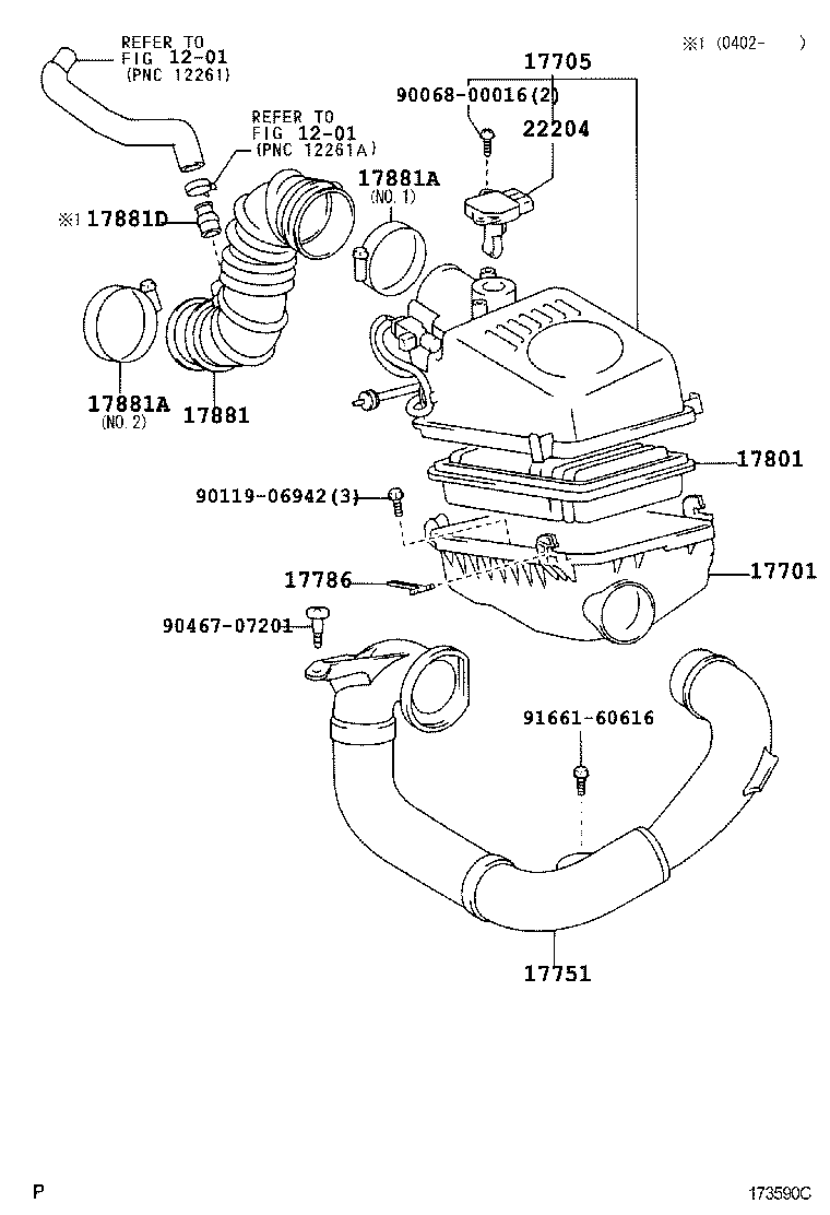  AVENSIS |  AIR CLEANER